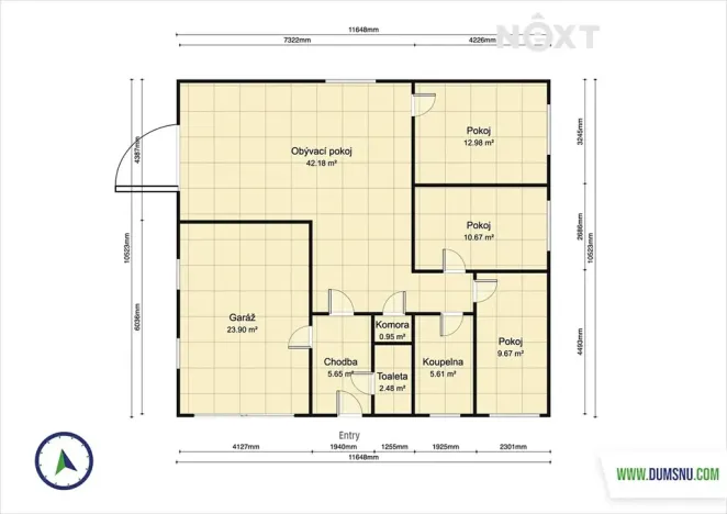 Prodej rodinného domu, Krchleby, 110 m2