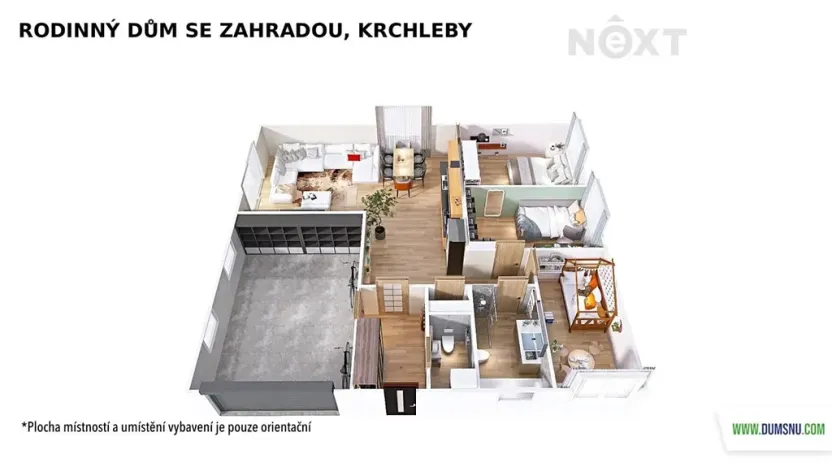 Prodej rodinného domu, Krchleby, 110 m2