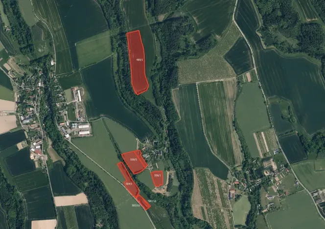 Prodej pole, Soběslavice, 81801 m2