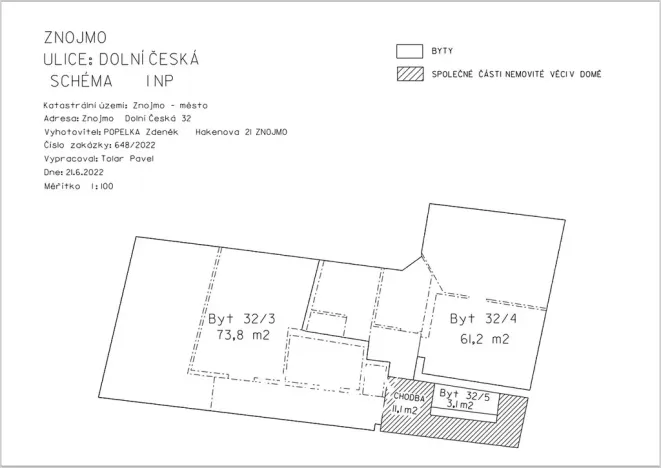 Prodej činžovního domu, Znojmo, Dolní Česká, 429 m2
