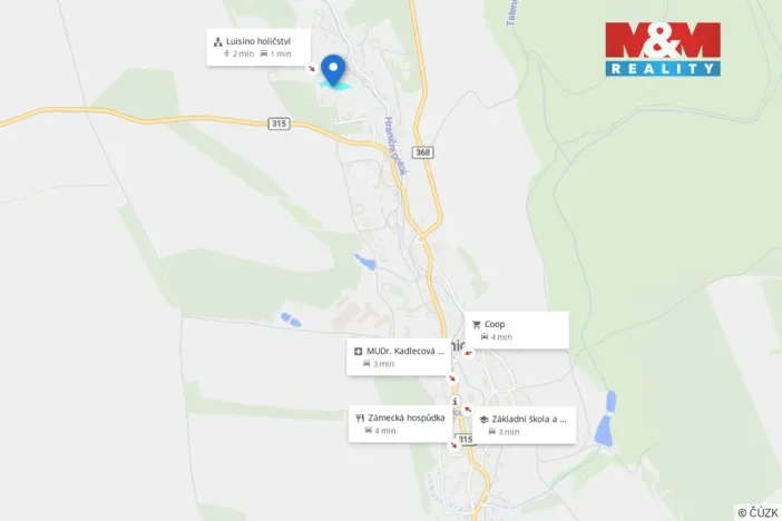 Prodej pozemku pro bydlení, Tatenice, 3880 m2