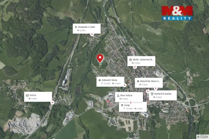 Prodej pozemku pro bydlení, Votice, 5376 m2