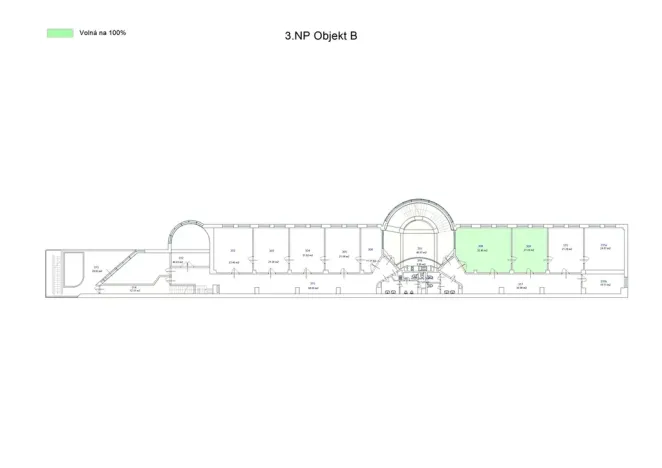 Pronájem kanceláře, Praha - Karlín, Prvního pluku, 63 m2