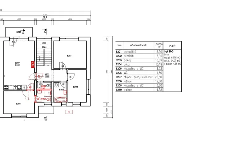 Pronájem bytu 4+kk, Třešť, Havlíčkova, 94 m2