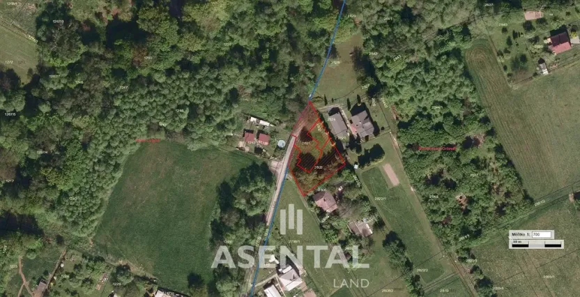 Prodej pozemku, Doubrava, 1073 m2