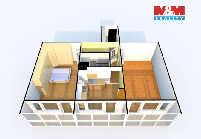 Prodej bytu 2+1, Děčín - Děčín III-Staré Město, Žerotínova, 60 m2