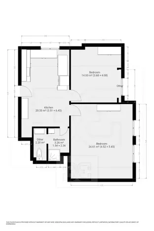 Pronájem bytu 2+1, Kladno, Vítězná, 71 m2