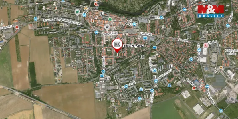 Pronájem bytu 2+1, Louny, Emila Filly, 52 m2