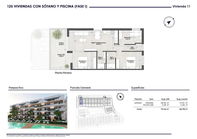 Prodej bytu 4+kk, San Javier, Španělsko, 78 m2