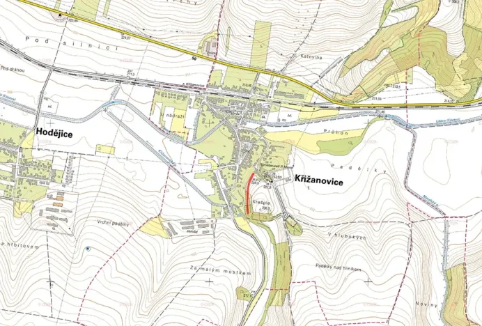 Prodej pozemku pro bydlení, Křižanovice, 762 m2