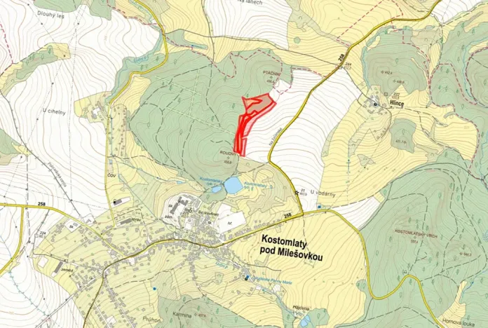 Prodej louky, Kostomlaty pod Milešovkou, 28333 m2