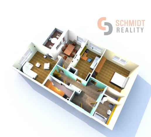 Pronájem bytu 3+1, Břeclav, U Nemocnice, 99 m2