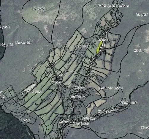 Prodej pozemku, Oskava, 5983 m2