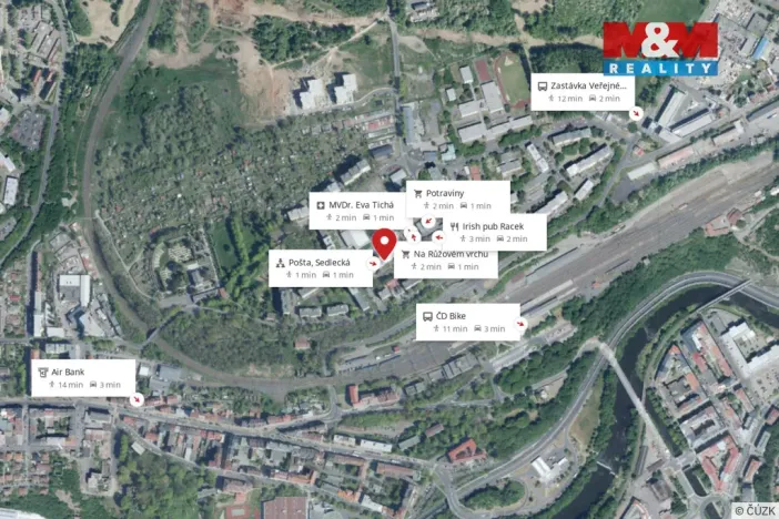 Pronájem bytu 1+kk, Karlovy Vary - Rybáře, Vodárenská, 24 m2