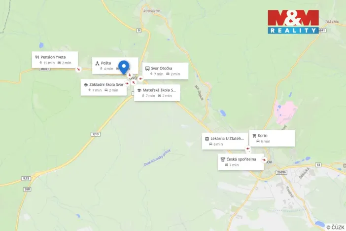 Prodej bytu 2+1, Svor, 47 m2