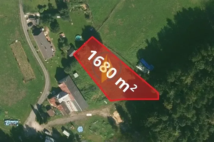Prodej pozemku pro bydlení, Mostek, 1680 m2