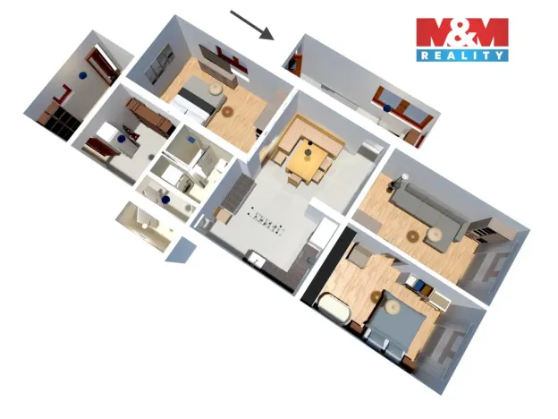 Prodej rodinného domu, Spálené Poříčí - Struhaře, 225 m2