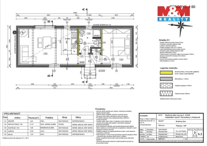 Prodej rodinného domu, Hostouň - Horoušany, 40 m2
