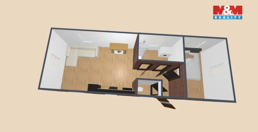 Prodej rodinného domu, Hřibiny-Ledská - Ledská, 35 m2