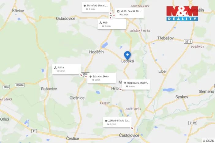 Prodej rodinného domu, Hřibiny-Ledská - Ledská, 35 m2