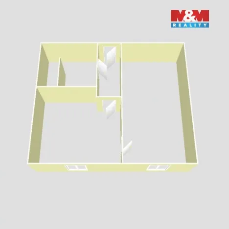 Prodej bytu 1+1, Jirkov, K. Marxe, 36 m2