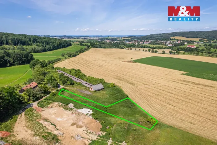 Prodej komerčního pozemku, Kosova Hora, 1369 m2