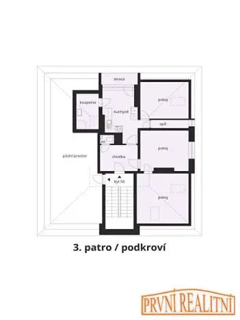 Prodej bytu 2+1, Uherský Brod, Ant. Dvořáka, 65 m2