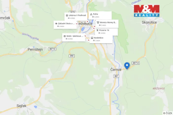 Prodej rodinného domu, Černvír, 43 m2