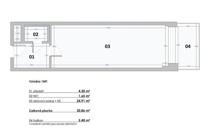 Prodej bytu 2+kk, Praha - Vysočany, Kolbenova, 49 m2