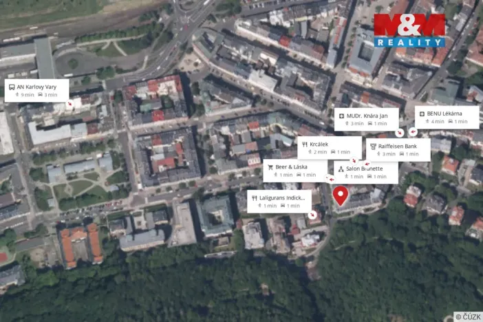 Pronájem bytu 1+1, Karlovy Vary, Svahová, 50 m2