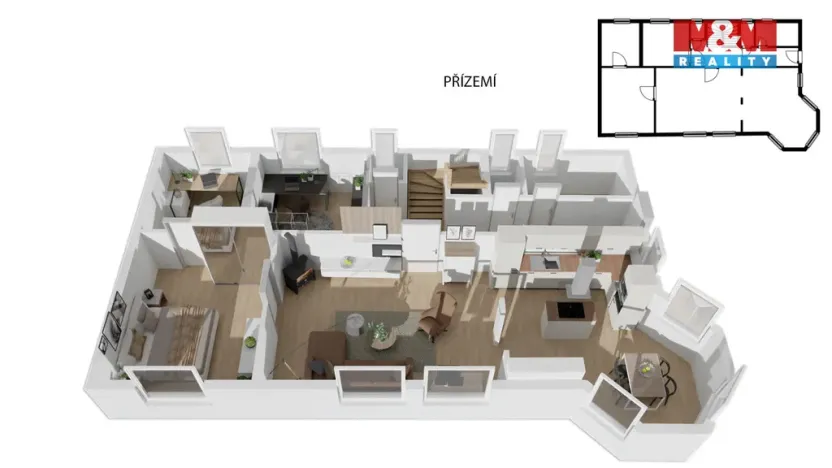 Prodej rodinného domu, Vimperk - Hrabice, 150 m2