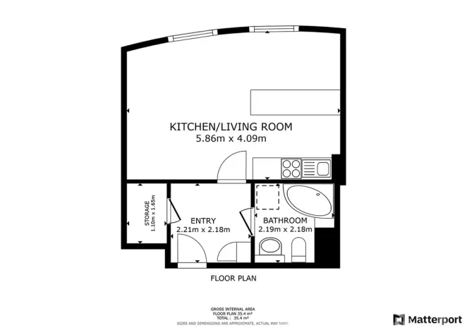 Pronájem bytu 1+kk, Praha - Záběhlice, Mattioliho, 32 m2