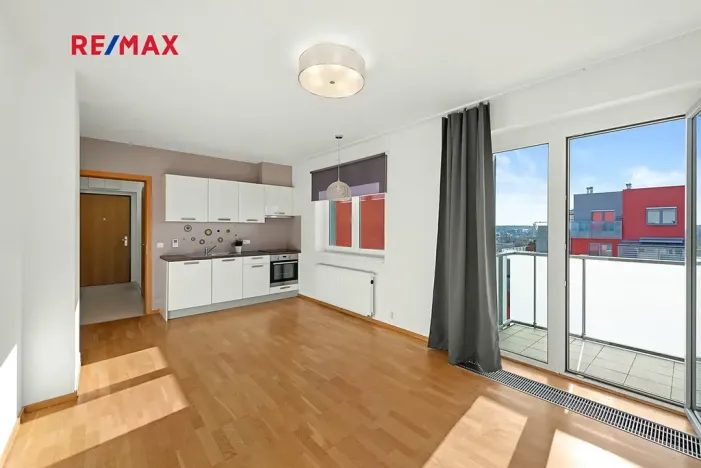 Pronájem bytu 1+kk, Praha - Řeporyje, Kakosova, 35 m2
