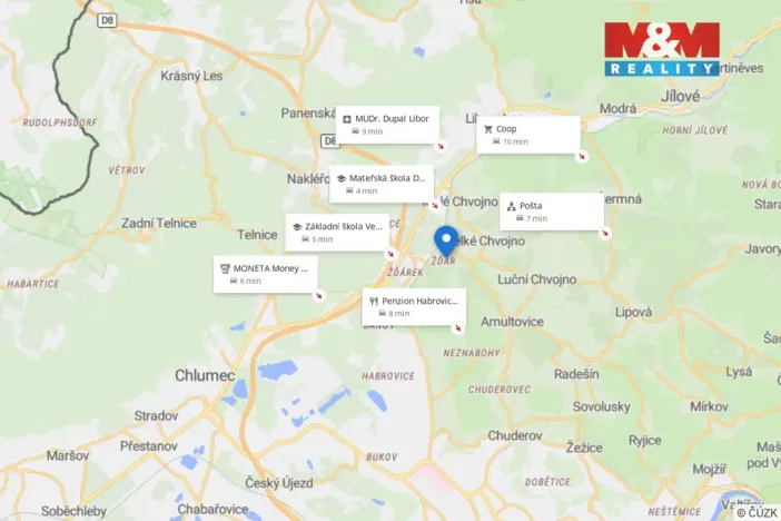 Prodej pozemku pro bydlení, Velké Chvojno - Žďár, 1025 m2