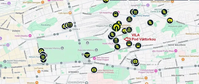 Pronájem bytu 3+1, Praha - Strašnice, Pod Viktorkou, 96 m2