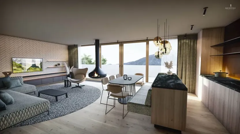 Prodej bytu 2+kk, Oberndorf in Tirol, Rakousko, 48 m2