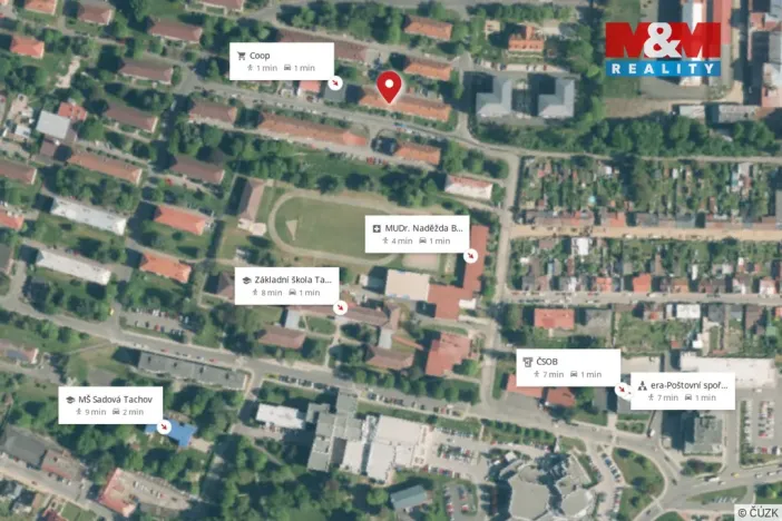 Pronájem bytu 2+1, Tachov, 1. máje, 52 m2