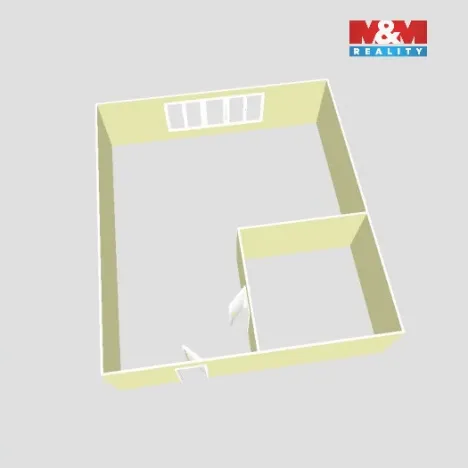 Pronájem bytu 1+kk, Kadaň, Koželužská, 20 m2