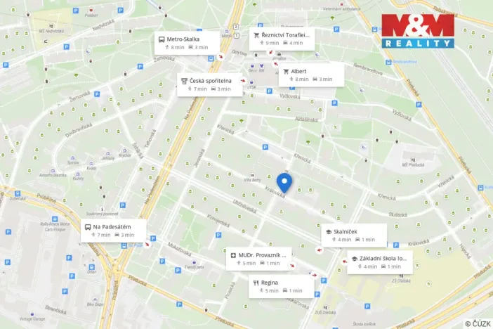 Prodej bytu 2+kk, Praha - Strašnice, Královická, 48 m2