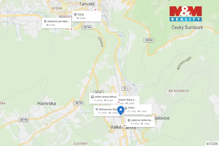 Prodej ubytování, Velké Hamry, 550 m2