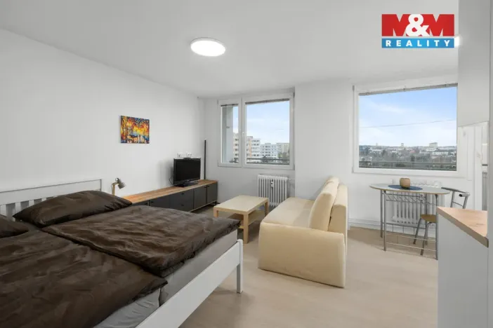 Prodej bytu 1+kk, Kladno - Kročehlavy, Benešovská, 37 m2