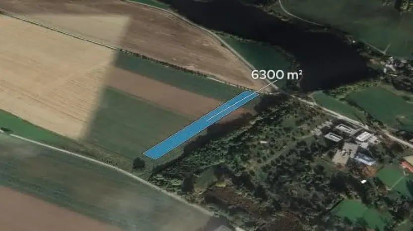 Prodej podílu pole, Telč, 1050 m2