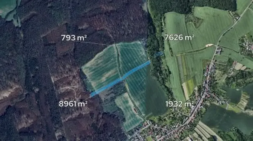 Prodej podílu pole, Nová Dědina, 2232 m2