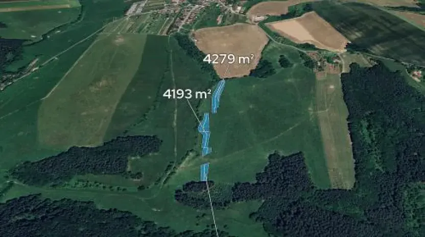 Prodej podílu pole, Újezd, 1628 m2