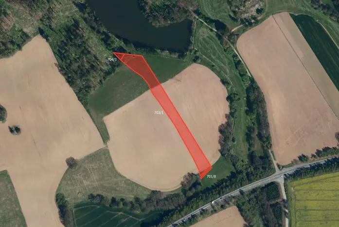 Prodej pole, Velký Rybník, 9199 m2