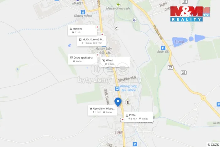 Pronájem bytu 1+kk, Klatovy - Luby, 30 m2