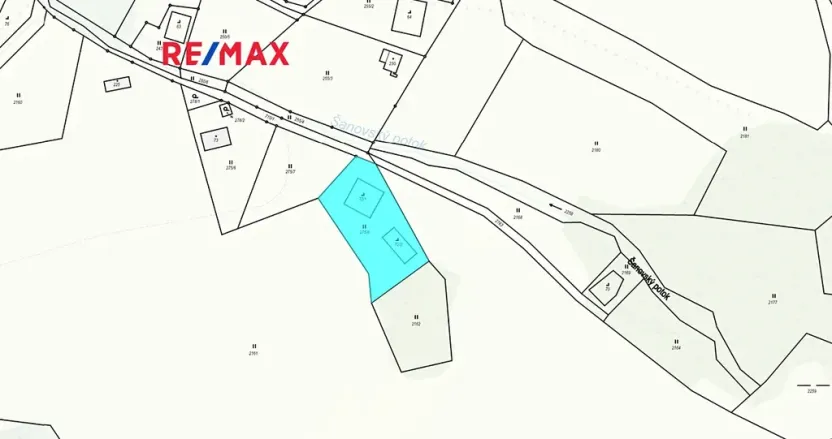 Prodej pozemku pro bydlení, Červená Voda, 1745 m2