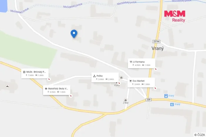 Prodej rodinného domu, Vraný, 120 m2