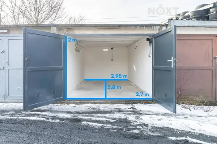 Pronájem garáže, Olomouc, 17 m2