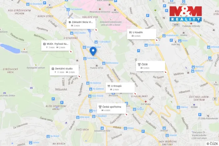 Pronájem obchodního prostoru, Ústí nad Labem - Klíše, Masarykova, 32 m2